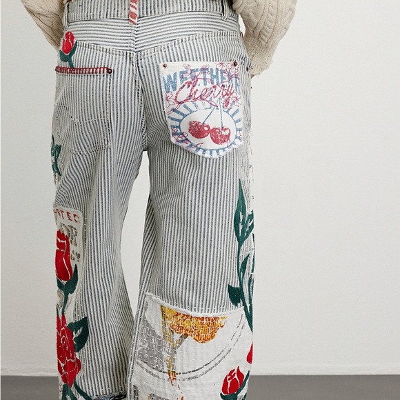 NWOT Women's Free People We The Free Lost and Found Boyfriend Jeans Size 30 - Picture 3 of 11